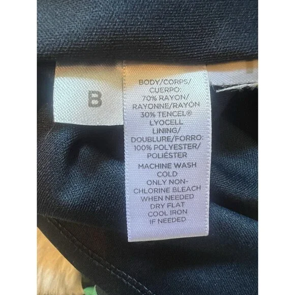 LOFT Striped T-Shirt Dress Size Small Navy Blue Green Horizontal Stripes - Picture 10 of 11